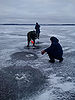 Зимняя рыбалка на Сямозере. 2015.